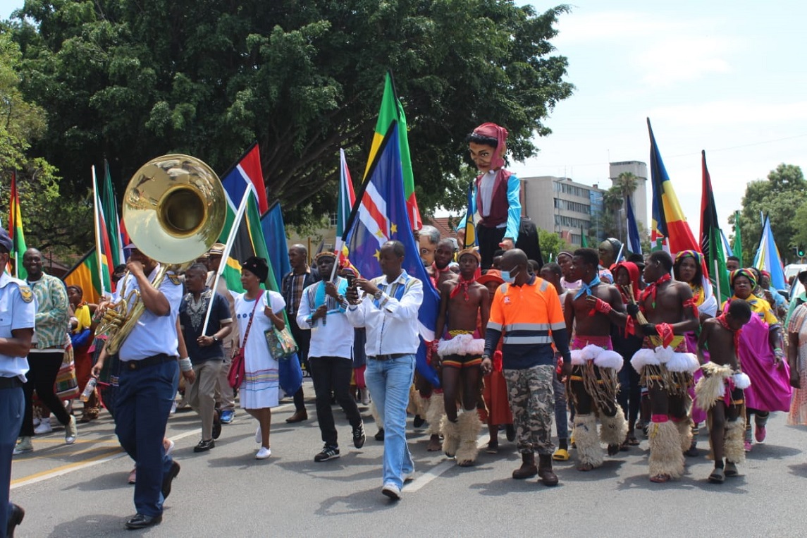 Mapungubwe Street Carnival and Idols Season 18 Winner Thapelo Molomo Homecoming Parade held from Sabc Park to Jack Botes Park in Polokwane